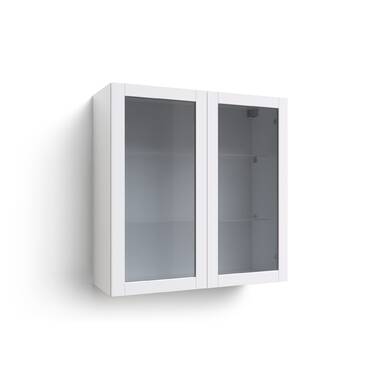 Frosted glass clearance wall cabinet